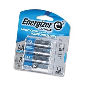 EVEREADY BATTERY Energizer e lithium aa batteries, 8 pack EVEL91BP8 Sold as 1 Pack Mfr... by Batteries