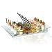 Rosseto Liteware Acrylic Twist Serving Tray, Clear