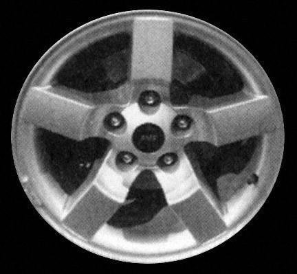 01 02 FORD F350 SUPER DUTY PICKUP f 350 ALLOY WHEEL = (DRIVER RIM 18 INCH TRUCK  Diameter Width 9.5 (5 SPOKE) SILVER 'Lightning' package. 14mm bolts WARNING! Wheels with 12mm & nut s