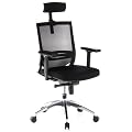HJH Office/Buerostuhl24 657240 B�rostuhl / Chefsessel Porto Max Netzstoff, schwarz
