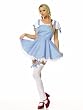 Sexy Dorothy Halloween Costume Blue Dress