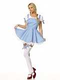 Sexy Country Girl Theatre and Halloween Costumes Blue Dress