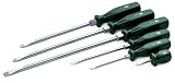 SK Hand Tools 86004 6-Piece SureGrip Round Screwdriver Set
