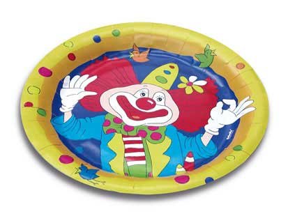 Riethm&uuml;ller 3885 - 8 Partyteller 23cm Clown Preisvergleich