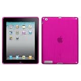 Hot Pink Wood Grain Pattern Candy Skin Cover (with Package) for Apple iPad 2