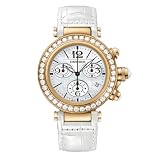 Cartier Pasha Seatimer Ladies Rose Gold Diamond Chronograph Watch WJ130004