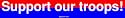 Support our troops! Large Bumper Sticker