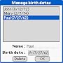 Biorhythm for Palm OS(r) downloadable Software