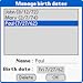 Biorhythm for Palm OS(r) downloadable Software