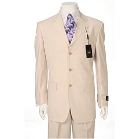 Classy Cream Colored Mens Suit + (ES133-2)