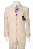 Classy Cream Colored Mens Suit + Free Shipping (ES133-2)