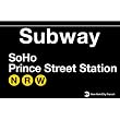 SoHo Metal Subway Sign