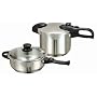 Schnellkochtopf Set 7-tlg Induktion Kochtopf 6L un&hellip von HighLights