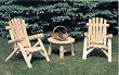 Lakeland Mills Cedar Log Lounge Chair, Natural