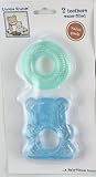 2-Pack Water-Filled Teether, Green-Blue