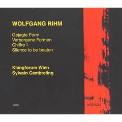 Rihm: Gejagte Form