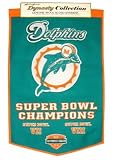 Miami Dolphins Felt Championship Banner