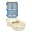 Petmate Le Bistro 5-Pound Feeder with Microban, Bleached Linen