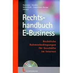 Rechtshandbuch E-Business, m. CD-ROM