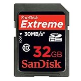 Sandisk 32 GB Extreme SDHC Cards (SDSDX3-032G-A31)