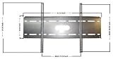 Arrowmounts AM-C6010B Tilt Ceilng Mount for 37 to 60 Inch Flat Panel TV AM-C6010B/37-60 Black