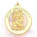 Saint Christopher Medal 14kt Gold