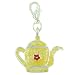 Yellow Teapot Clasp Charm Pendant