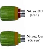 New Nitrox Vindicator On-Off Safety Valve Handle for Scuba Diving Tank Valve Handle - Model #2 Fits Thermo, Sherwood 4000, Sherwood 5000, Dacor, Catalina, OMS & PST Valves