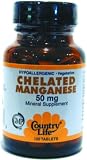 Chelated Manganese 50mg 120T
