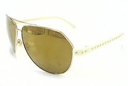 41HSYJBlCtL. SL250  Jimmy Choo Charley / S Gold Ivory NLS Frame Sunglasses
