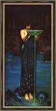 Circe Invidiosa Fantasy Framed Art Poster Print by John William Waterhouse, 20x36