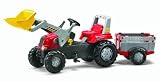 rolly toys 811397 - rollyJunior RT, rot mit JuniorLader und FarmTrailer