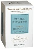 Taylors of Harrogate, Organic Peppermint Infusion, 20-Count Wrapped Tea Bags (Pack of 6)