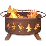 Patina Products F112,  30 Inch Kokopelli Fire Pit ~ Patina