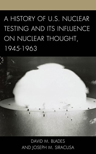 A History of U.S. Nuclear Testing and Its Influence on Nuclear Thought, 1945-1963 (Weapons of Mass Destruction)