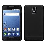 Solid Black Silicone Skin Gel Cover Case For Samsung Infuse 4G