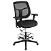 EUROTECH Apollo Mesh Back Drafting Stool - Black