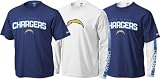 San Diego Chargers Navy/White Gameday 3 in 1 Tee Combo - X-Large