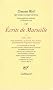 Oeuvres compl�tes : Tome 4, Volume 1, Ecrits de Marseille (1940-1942)