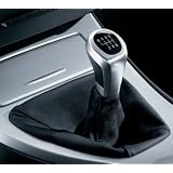 BMW 25-11-0-404-454 Leather Sport Gear Shift Knob with Chrome Clasp by BMW