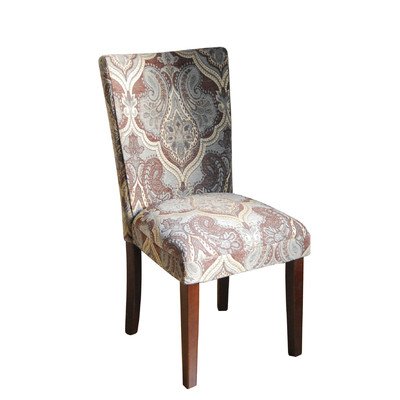 Parsons Chair (set of 2) Pattern: Blue & Brown Paisley