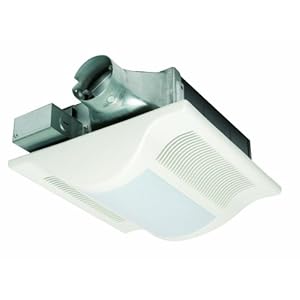 Panasonic FV-08VSL1 WhisperValue-Lite 80 CFM Super Low Profile Ventilation Fan with Light White