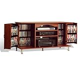 Cherry Finish 42" Plasma LCD TV Media Storage Stand Console Table