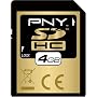 PNY Secure Digital (SDHC) Card 4GB High Capacity Speicherkarte (original Handelsverpackung)