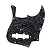 Musiclily Pro 11-Hole J Bass Pickguard for JPN Fender Japan 4-String Jazz Bass, 4Ply Black Pearl