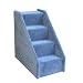 Mini Pet Stairs 4-Step (Blue , 21 in. x 12 in. x 21 in.)