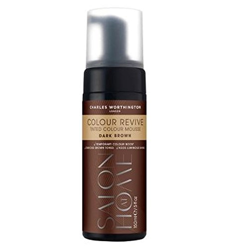 Charles Worthington Colour Revive Mousse, Dark Brown