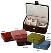 Budd Leather 542559L-39 Lizard Print Small Jewelry Box - Lime Green