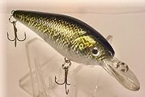 L-8 Shad Custom Lure - Bass Fishing Plug Crankbait Shallow Diver