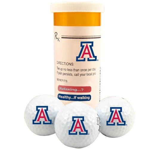 Arizona Wildcats Rx 3-pack Golf Balls